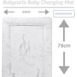 Baby Changing Mat - Safari Sketches / Safari Sketches by Babycurls