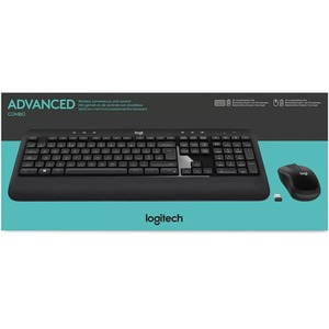 Advanced Combo Wireless Keyboard and Mouse - Multicolour by Logitech