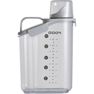 Transparent Airtight Food Storage Container - Ivory White / 2.8l by Livingandhome