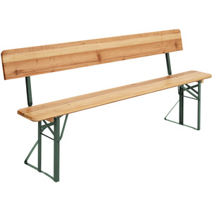 Picnic Table Set with Backrests - Brown by tectake
