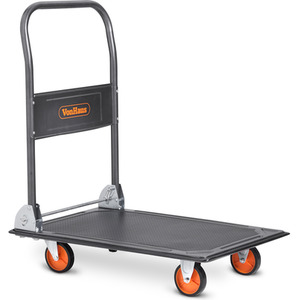 Folding Platform Trolley - Black by VonHaus