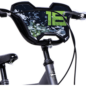 HUFFY Delirium Matte Storm 16-inch Children's Bike - 21720W - Black/Green by HUFFY