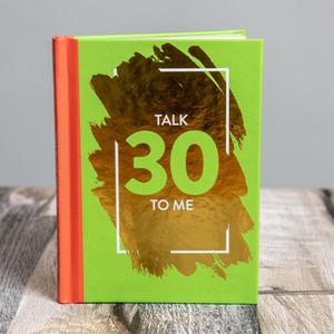 Talk 30 To Me - Fun Age Quote Pocket Book - Green by Bee Three Books