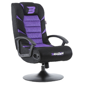 BraZen Pride 2.1 Bluetooth Surround Sound Gaming Chair - Purple by BraZen