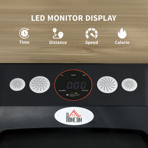 HOMCOM Folding Walking Treadmill Aerobic Walking Exercise Machine LED by HOMCOM