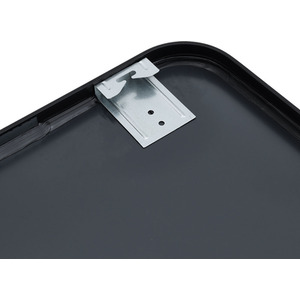 Square Aluminum Wall Mirror - Black by Kidkid