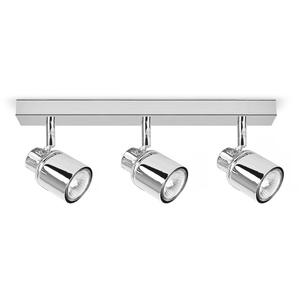 Benton Bathroom IP44 3 Way Bar Ceiling Spotlight - Polished Chrome by ValueLights