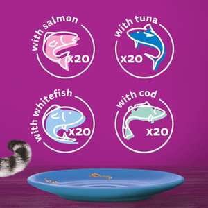 Whiskas Fish Favourites in Jelly Cat Food 85g by Whiskas