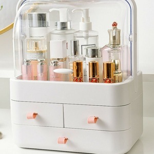 Makeup Storage Box Beauty Vanity Case - White
