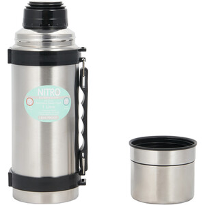 Nitro 2-Cup Flask - Silver by Nitro