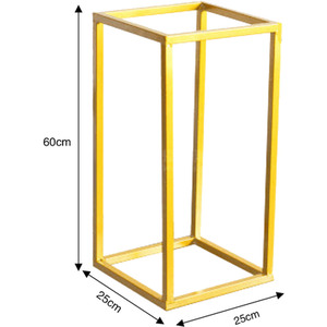 Rectangular Detachable Metal Wedding Flower Stand by lifeideas