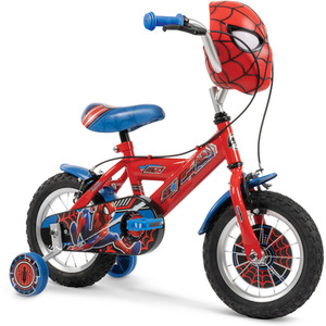 HUFFY Marvel Comics Spider-Man 12-inch Children's Bike - 22364W - Red/Blue by HUFFY