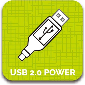 4 Inch USB Desk Fan - White by Fine Elements