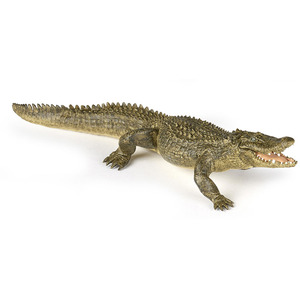 PAPO Wild Animal Kingdom Alligator Toy Figure - Black by PAPO