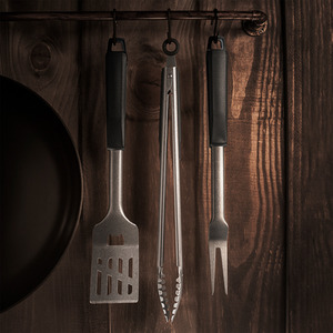 Tramontina 3 Pcs. Barbeque Tools Set - Black by Tramontina