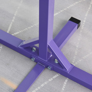 HOMCOM Adjustable Kids Gymnastics Training Bar - Purple by HOMCOM