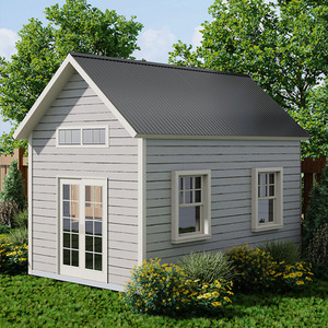 Pack of 12 Corrugated Steel Sheets by Livingandhome