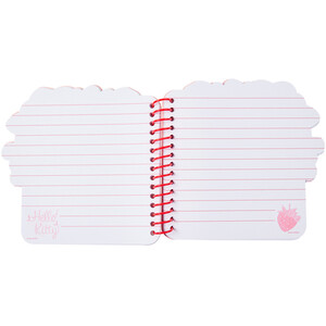 Strawberry Hello Kitty Shaped Notebook - Pink by Hello Kitty