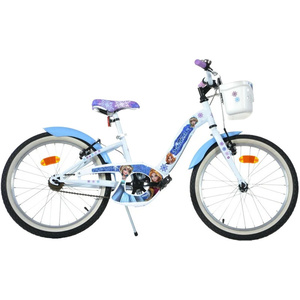 Dino Snow Queen 20in Kids Bike - White - White by Dino