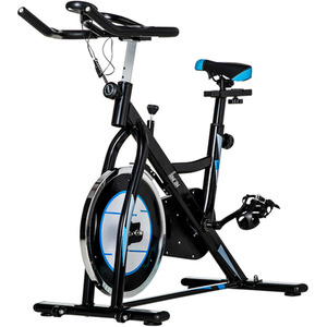 HOMCOM 8kg Flywheel Stationary Exercise Bike - Black by HOMCOM