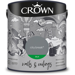Crown Walls and Ceilings Silk Emulsion by Crown Paints