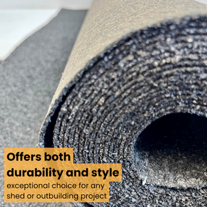 Standard Grade Shed Roofing Felt (5m x 1m) - Black by NOVECRAFTO