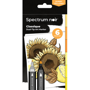Spectrum Noir Classique 6 Pack - Sunny Yellows by Spectrum Noir