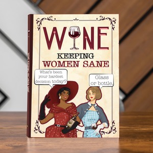 Wine - Keeping Women Sane - Cream by Bee Three Books
