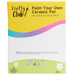 Paint Your Own Ceramic Pet - White