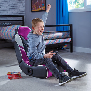 X Rocker Shadow 2.0 Gaming Chair - Purple/Grey by X Rocker