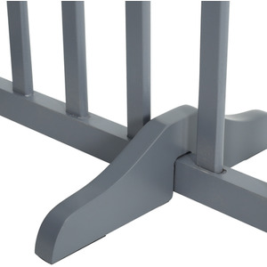 WhiskerJoy Wooden Foldable Pet Gate - Grey / 139cm by WhiskerJoy
