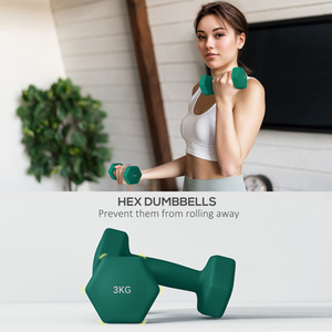 SPORTNOW Dumbbells Set with Carry Rack by SPORTNOW
