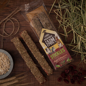 Pack of 2 Supreme Stickle Treats - Apple / Cranberry by Tiny Friends