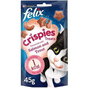 Felix Crispies Cat Treats - Salmon and Trout by Felix