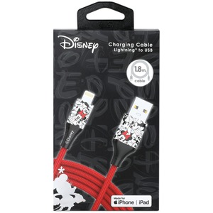 Disney Minnie Mouse USB to Lightning Charging Cable - Red by Disney