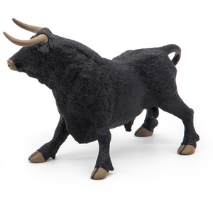 PAPO Farmyard Friends Andalusian Bull Toy Figure - Black by PAPO