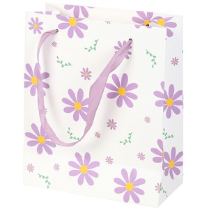 Medium Purple Daisy Gift Bag - Purple by Kingsbury Gifts