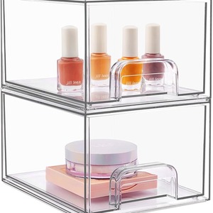Make Up Storage Stackable Drawers - White