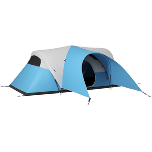 Outsunny 3000mm Waterproof Camping Tent with Porch and Sewn in Floor by Outsunny