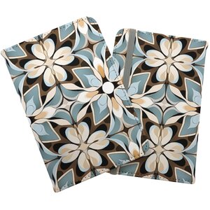 Beige And Brown Abstract Pattern Passport Cover - Grey by Warren Reed - Designer