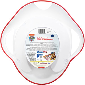Paw Patrol Padded Toilet Seat - White/Red by Paw Patrol