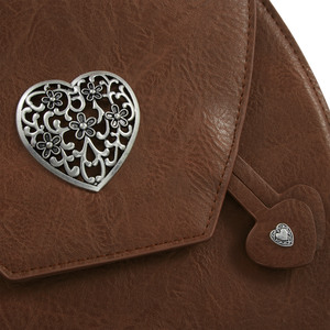 Sweetheart Handbag - Brown by tectake