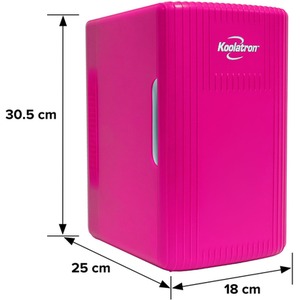 Koolatron Mini Fridge 6L CoolerWarmer - Pink by Koolatron