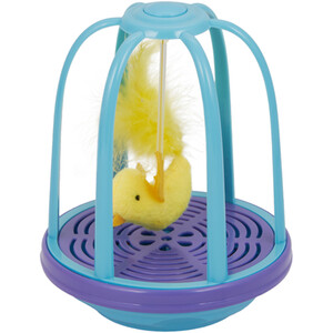 Fluttering Bird Cat Toy - Blue