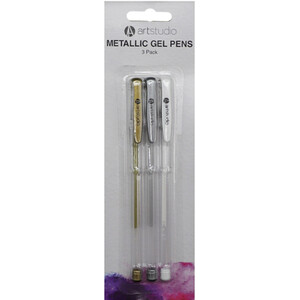 Art Studio Metallic Gel Pens by Art Studio