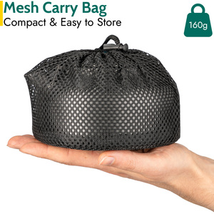 Lightweight Camping Kettle - Black / 14.5cm by Trail