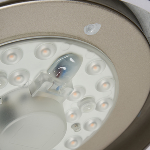 Arwel LED Bathroom Glass Dome Flush Ceiling Light by Litecraft