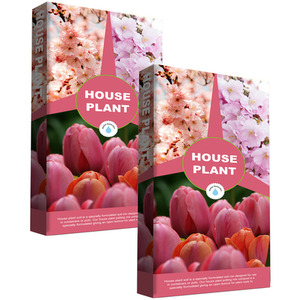 10 Litre House Plant Compost Ideal For House Plants With Added Nutrients - Brown