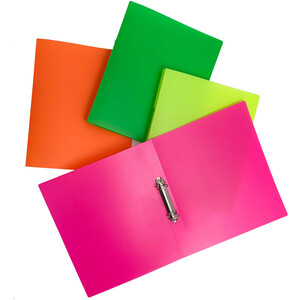 Neon Ring Binder A4