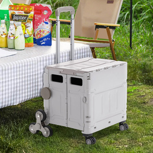 Folding Stair Climbing Shopping Trolley by lifeideas